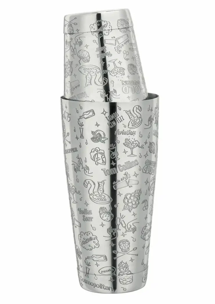 "Cocktail Design" Shaker. Srebrny